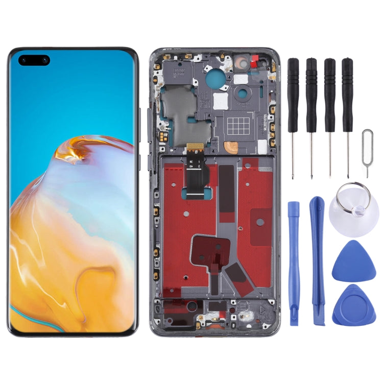 Original LCD Screen For Huawei P40 Pro Digitizer Full Assembly with Frame