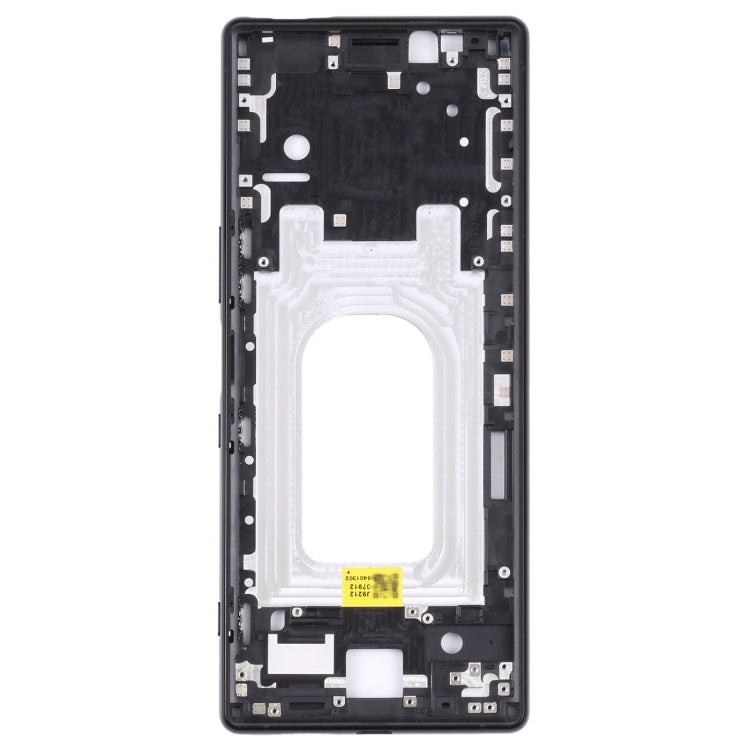 For Sony Xperia 1 Original Middle Frame Bezel Plate (Black)