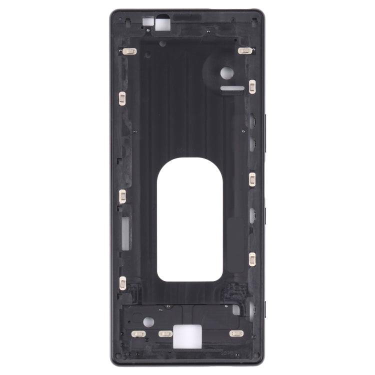 For Sony Xperia 1 Original Middle Frame Bezel Plate (Black)