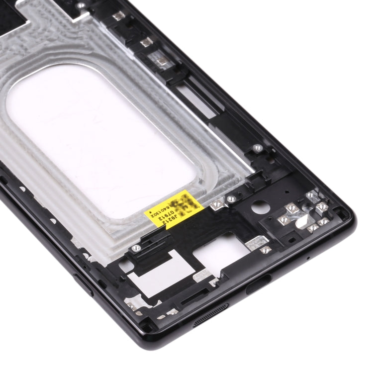 For Sony Xperia 1 Original Middle Frame Bezel Plate (Black)