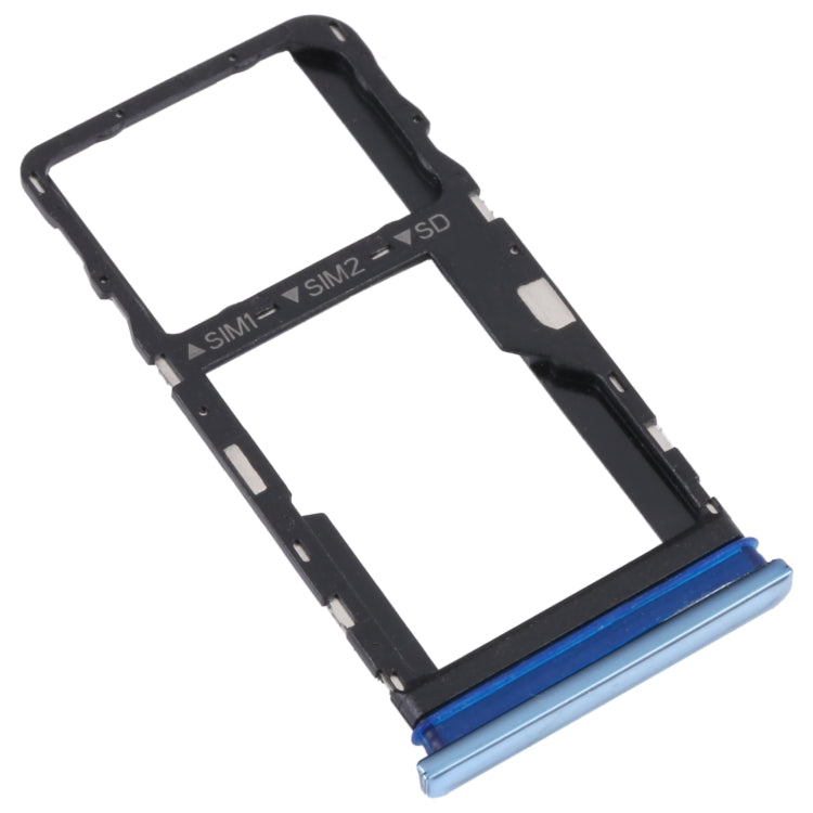 For TCL 30 / 30+ / 30 5G Original SIM Card Tray + Micro SD Card Tray