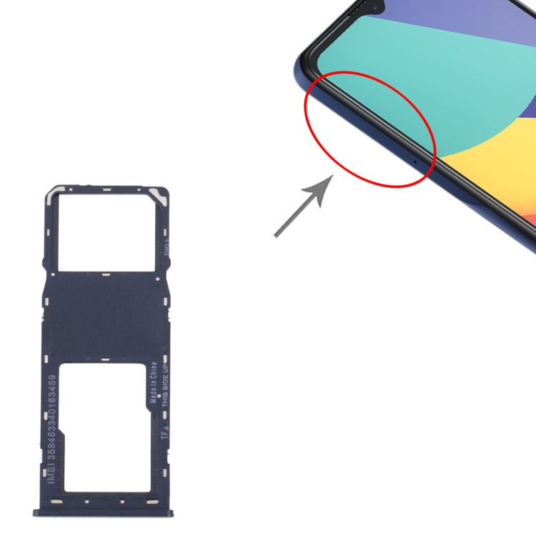 For Alcatel 1V 2021 Original SIM Card Tray + Micro SD Card Tray