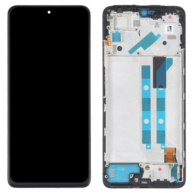 Original AMOLED LCD Screen For Xiaomi Redmi Note 11 Pro 4G / Redmi Note 11E Pro 5G / Poco X4 Pro 5G / Redmi Note 11 Pro+ 5G India Digitizer Full Assembly with Frame
