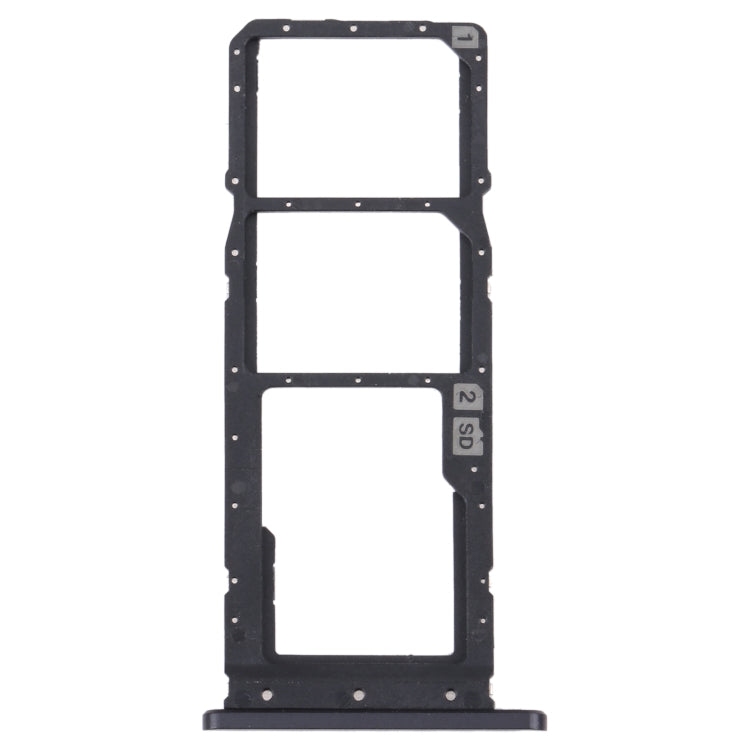 For Asus Zenfone 8 Flip ZS672KS SIM Card Tray + SIM Card Tray + Micro SD card tray (Grey)