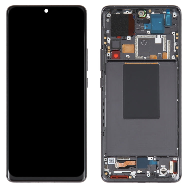 AMOLED Original LCD Screen For Xiaomi 12 Pro / 12S Pro Digitizer Full Assembly with Frame(Black)