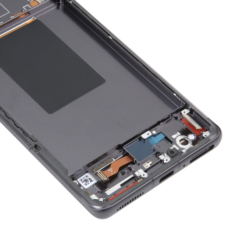 AMOLED Original LCD Screen For Xiaomi 12 Pro / 12S Pro Digitizer Full Assembly with Frame(Black)