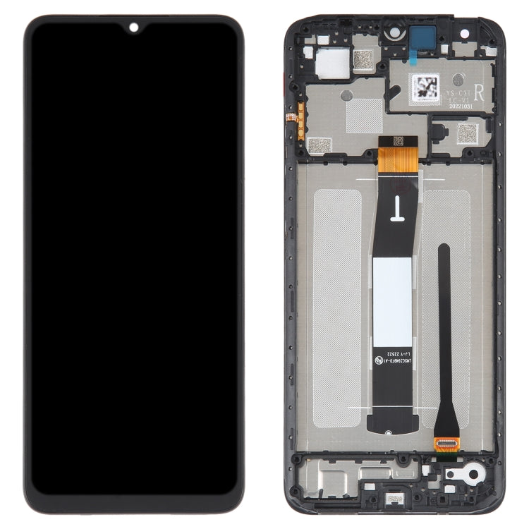 AMOLED Original LCD Screen For Xiaomi Redmi 12C Digitizer Full Assembly with Frame