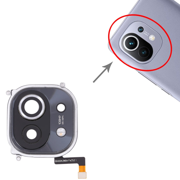 For Xiaomi Mi 11 Back Camera Lens Frame