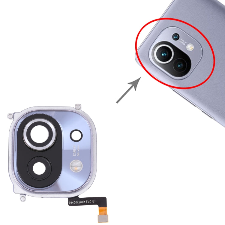For Xiaomi Mi 11 Back Camera Lens Frame
