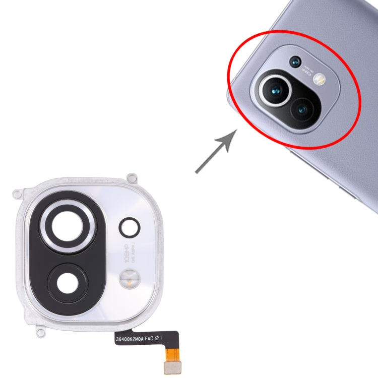 For Xiaomi Mi 11 Back Camera Lens Frame