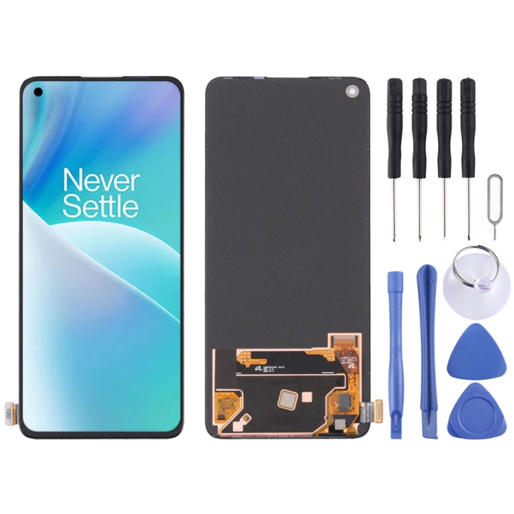 AMOLED LCD Screen For OnePlus Nord 2T CPH2399 CPH2401 with Digitizer Full Assembly(Black)