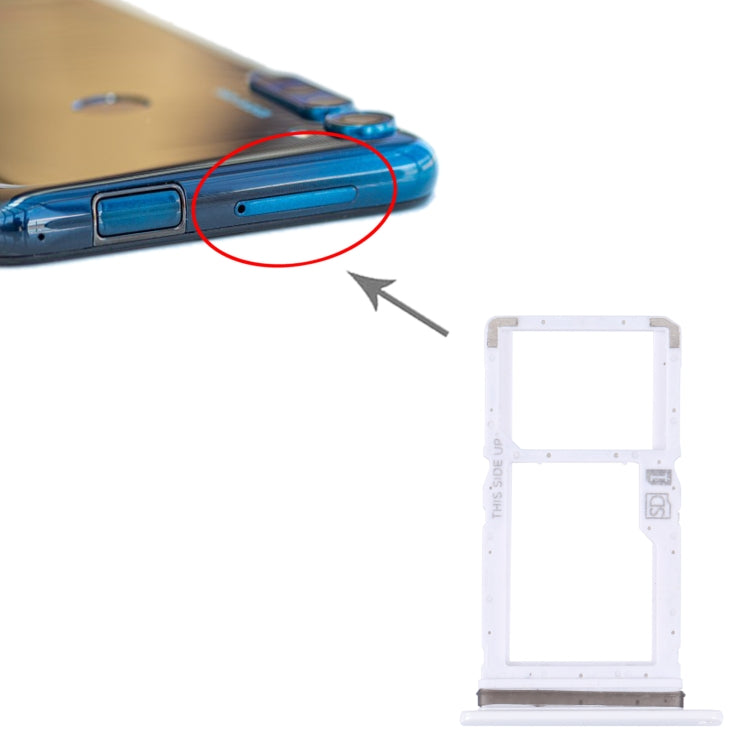 For Motorola Moto One Fusion Plus Original SIM Card Tray + Micro SD Card Tray