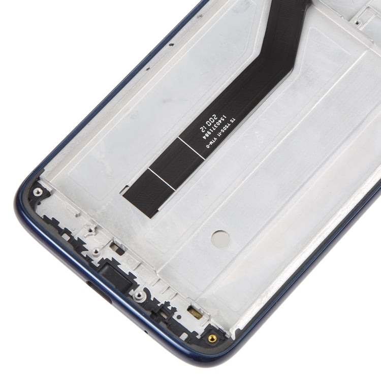 Original LCD Screen For Motorola Moto G7 Power BRA Edition Digitizer Full Assembly With Frame(Blue)