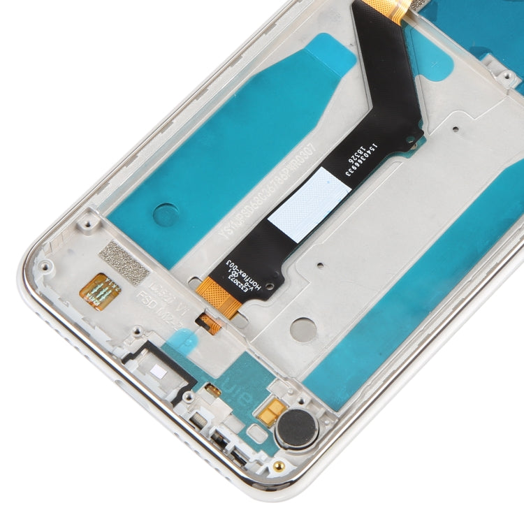Original LCD Screen For Motorola Moto One / P30 Play Digitizer Full Assembly With Frame(Silver)