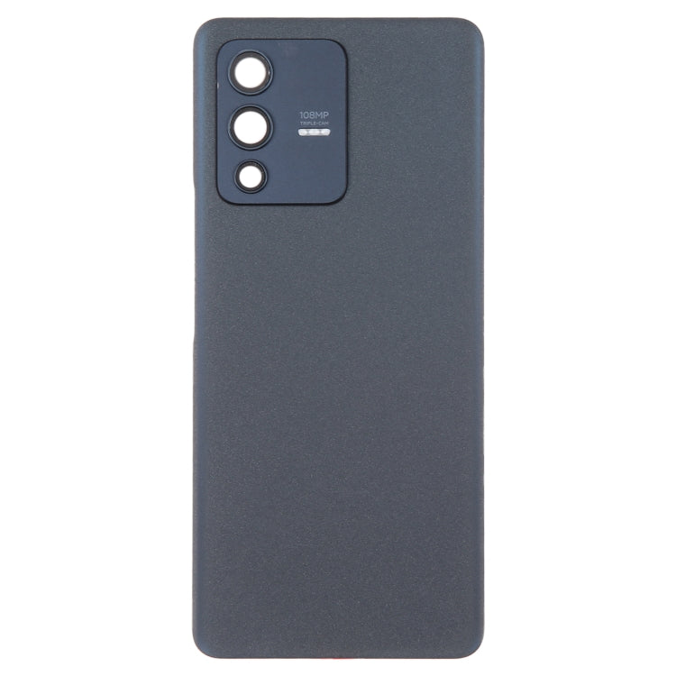 For vivo V23 Pro Original Battery Back Cover with Camera Lens Cover(Black)