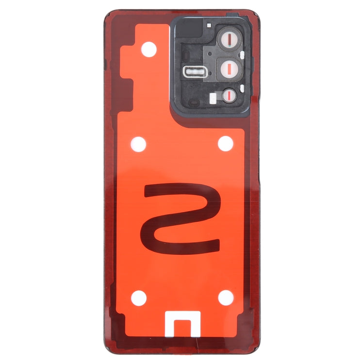For vivo V23 Pro Original Battery Back Cover with Camera Lens Cover(Black)