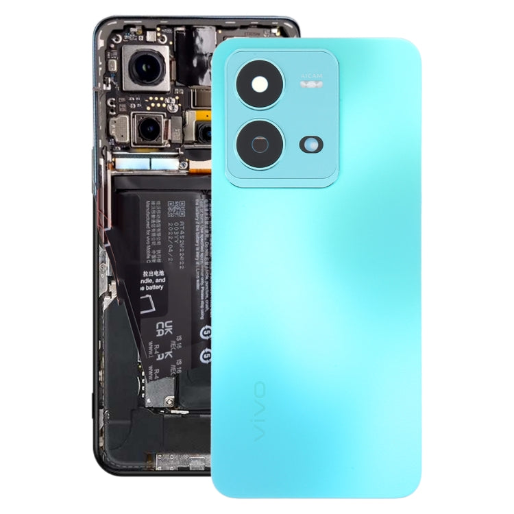 For vivo V25 Original Battery Back Cover with Camera Lens Cover