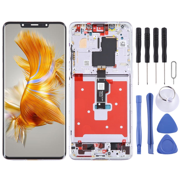 Original LCD Screen For Huawei Mate 50 Pro Digitizer Full Assembly with Frame