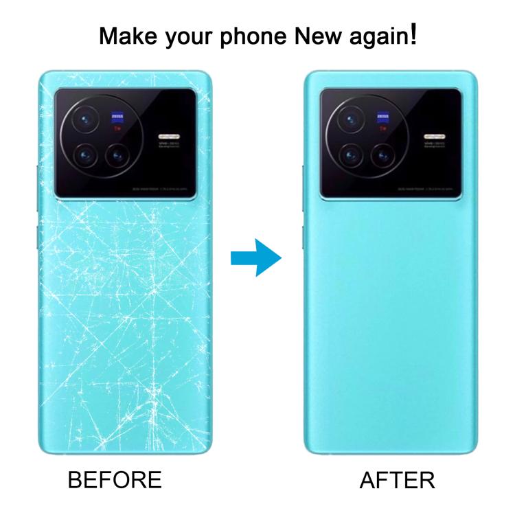 For vivo X80 Battery Back Cover with Camera Lens Frame