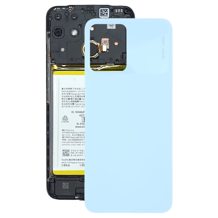 For Realme Narzo 50A Prime Original Battery Back Cover