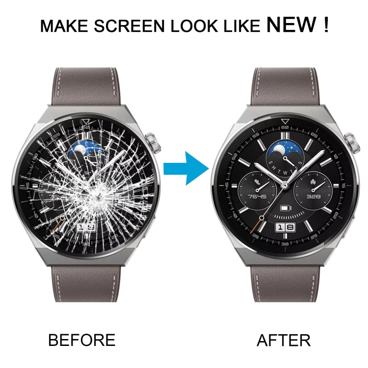 Original LCD Screen For Huawei Watch GT 3 Pro 46mm Digitizer Full Assembly With Frame (Black)