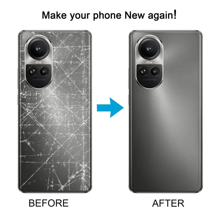 For OPPO Reno10 Pro Global Original Battery Back Cover with Camera Lens Cover (Grey)