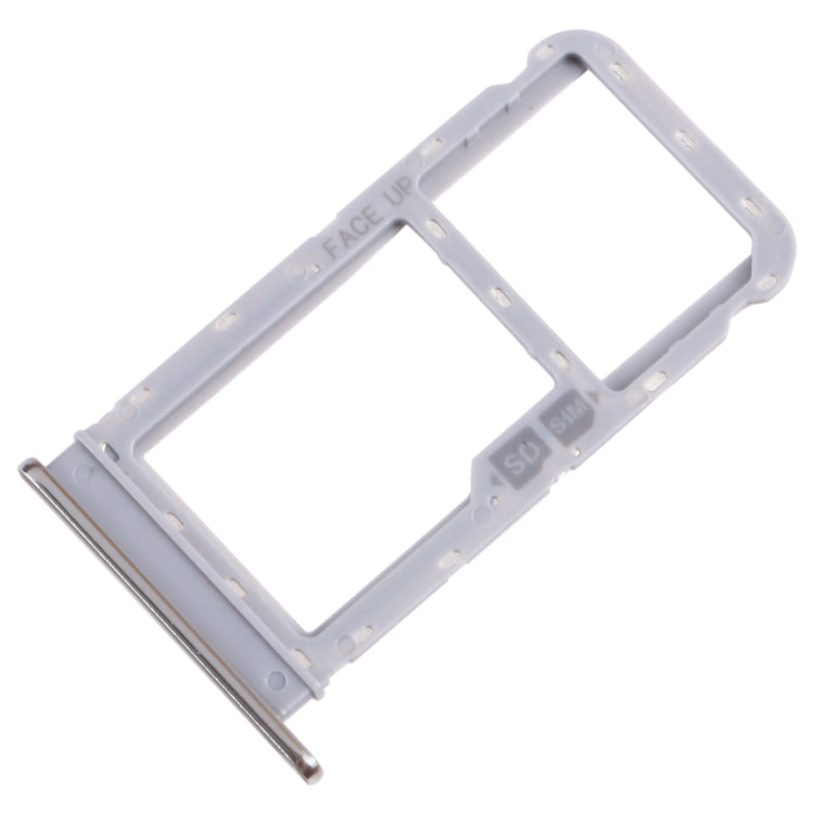 For Motorola Moto G Fast SIM Card Tray + Micro SD Card Tray (Silver)
