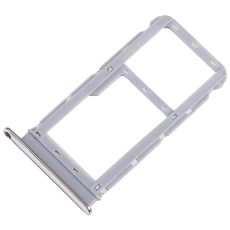For Motorola Moto G Fast SIM Card Tray + Micro SD Card Tray (Silver)