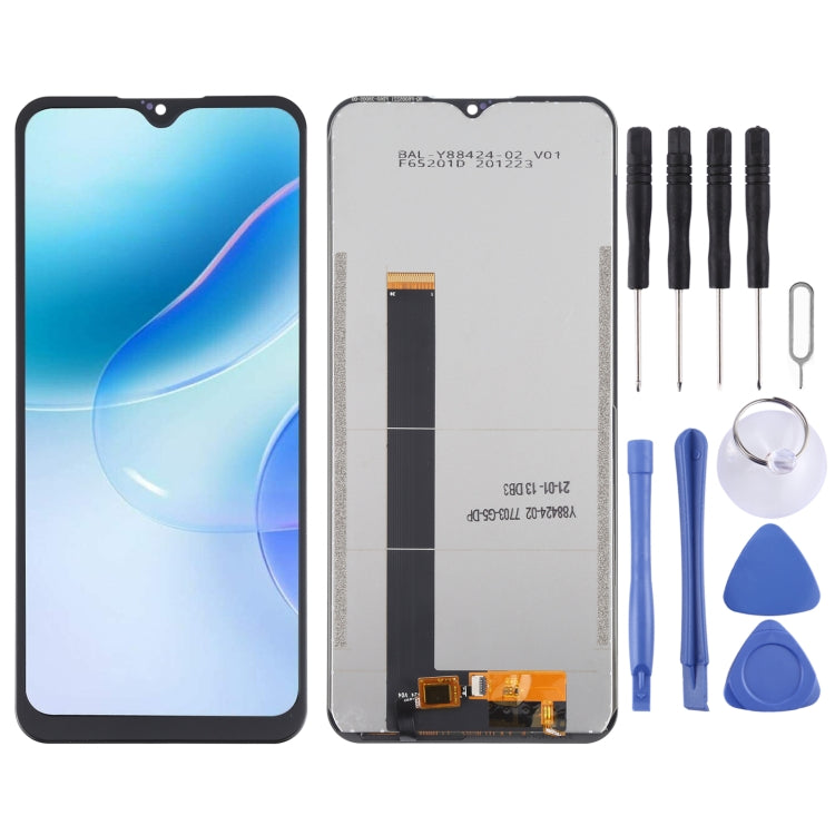 LCD Screen and Digitizer Full Assembly for Doogee X95 Pro(Black)