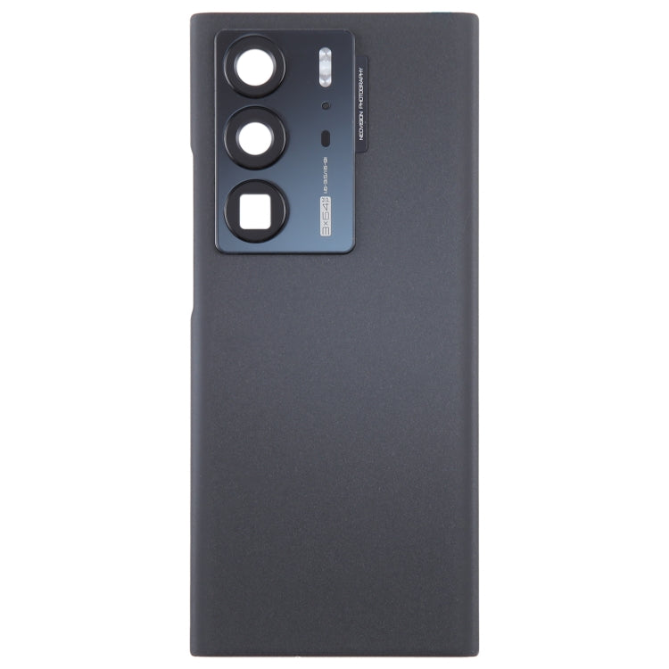 For ZTE Axon 40 Ultra A2023P Battery Back Cover with Camera Lens Cover(Black)