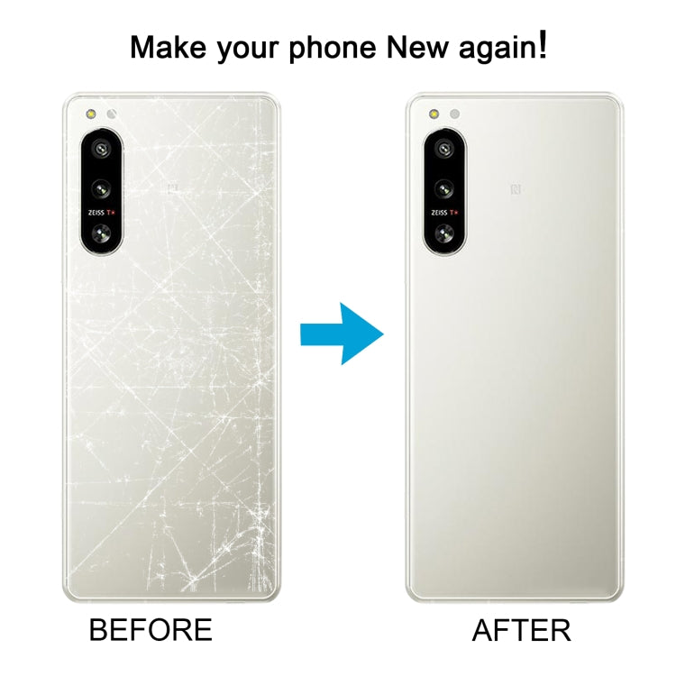 For Sony Xperia 5 IV Original Battery Back Cover with Camera Lens Frame