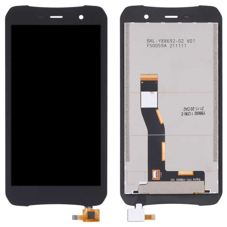 Original LCD Screen for Doogee S35 with Digitizer Full Assembly (Black)