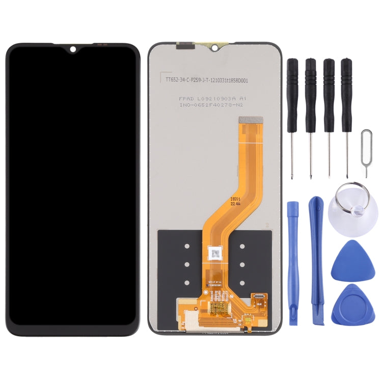 LCD Screen and Digitizer Full Assembly for Doogee X96 Pro(Black)