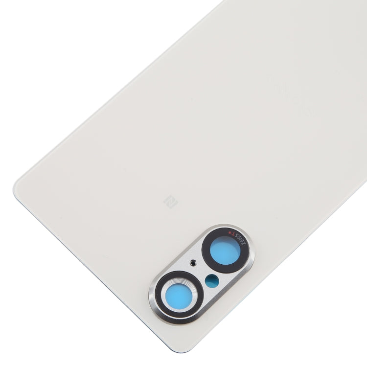 For Sony Xperia 5 V Battery Back Cover with Camera Lens Frame