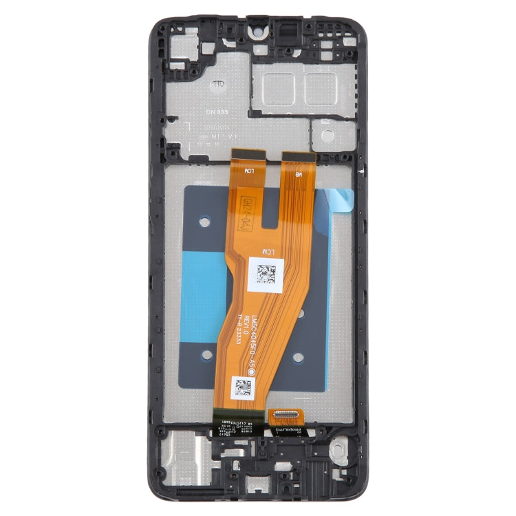 For Samsung Galaxy A05 SM-A055F Original LCD Screen Digitizer Full Assembly with Frame  - Black