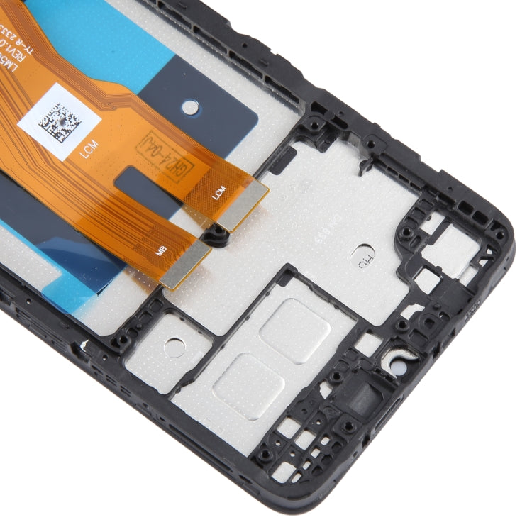 For Samsung Galaxy A05 SM-A055F Original LCD Screen Digitizer Full Assembly with Frame  - Black