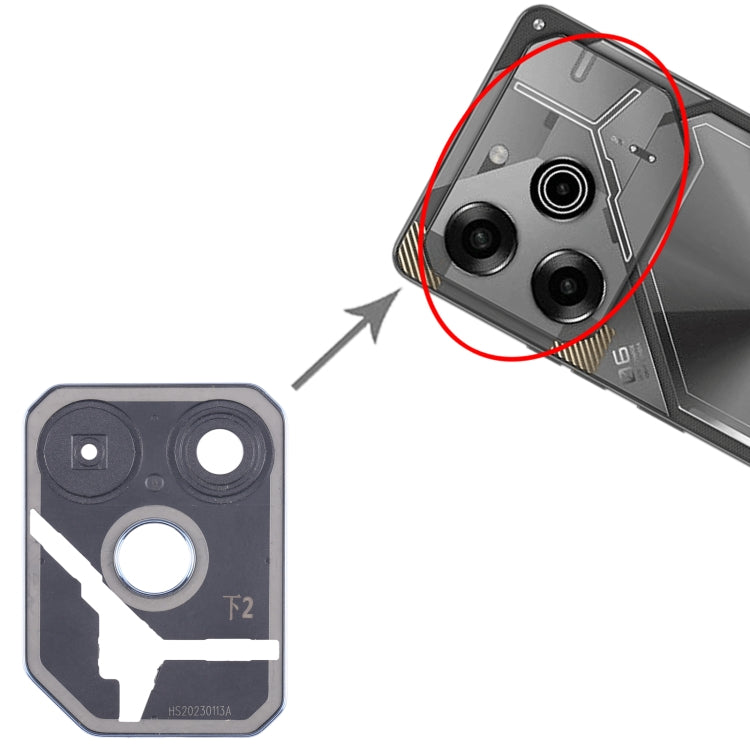 For Tecno Pova 6 Pro Original Rear Camera Frame