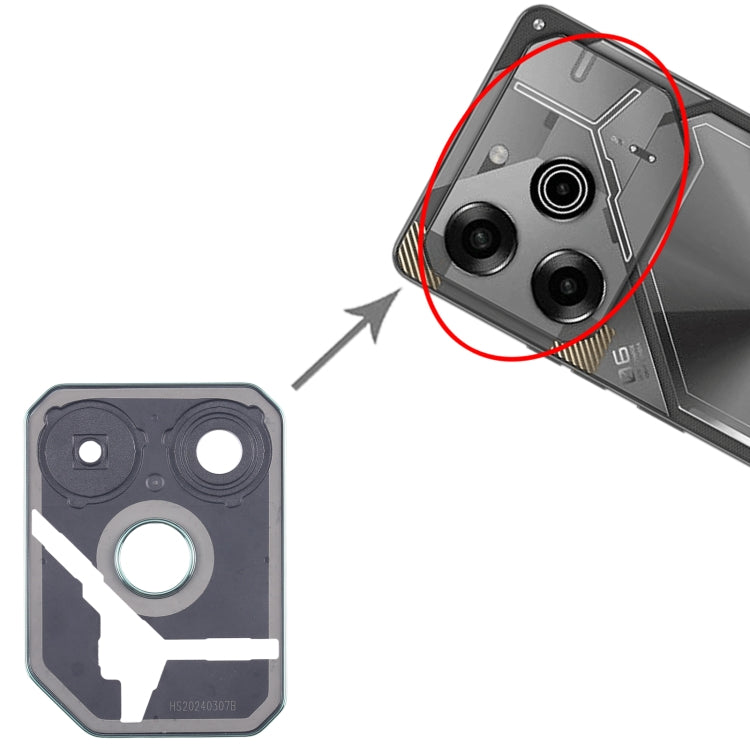 For Tecno Pova 6 Original Rear Camera Frame