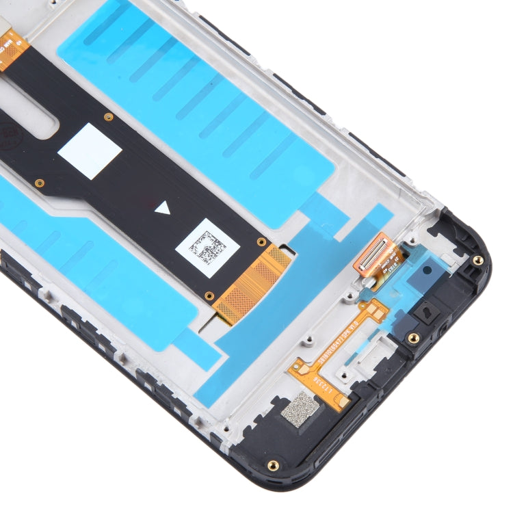 For ZTE Blade V50 Design 4G LCD Screen Digitizer Full Assembly with Frame  - Black