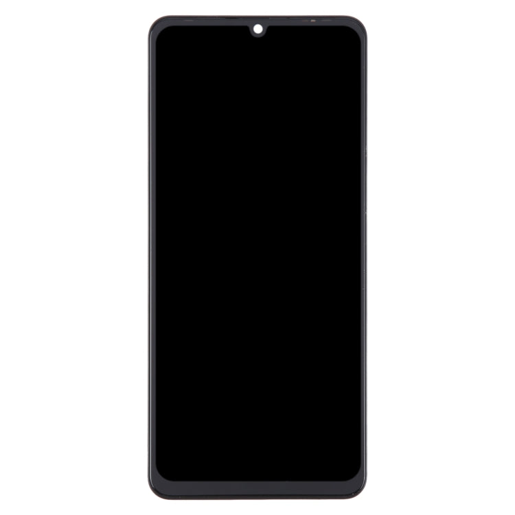 For ZTE Blade V50 Vita 8550 LCD Screen Digitizer Full Assembly with Frame  - Black