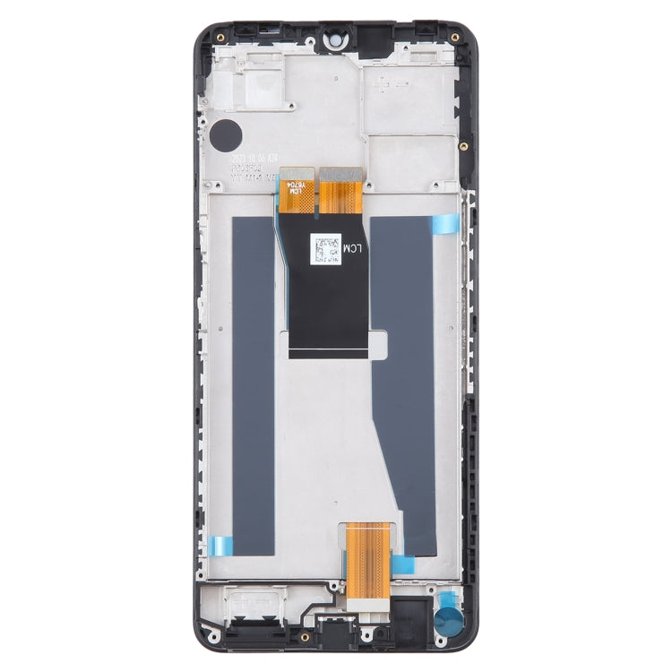 For ZTE Blade V50 Vita 8550 LCD Screen Digitizer Full Assembly with Frame  - Black