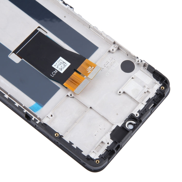For ZTE Blade V50 Vita 8550 LCD Screen Digitizer Full Assembly with Frame  - Black