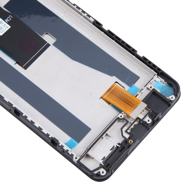 For ZTE Blade V50 Vita 8550 LCD Screen Digitizer Full Assembly with Frame  - Black