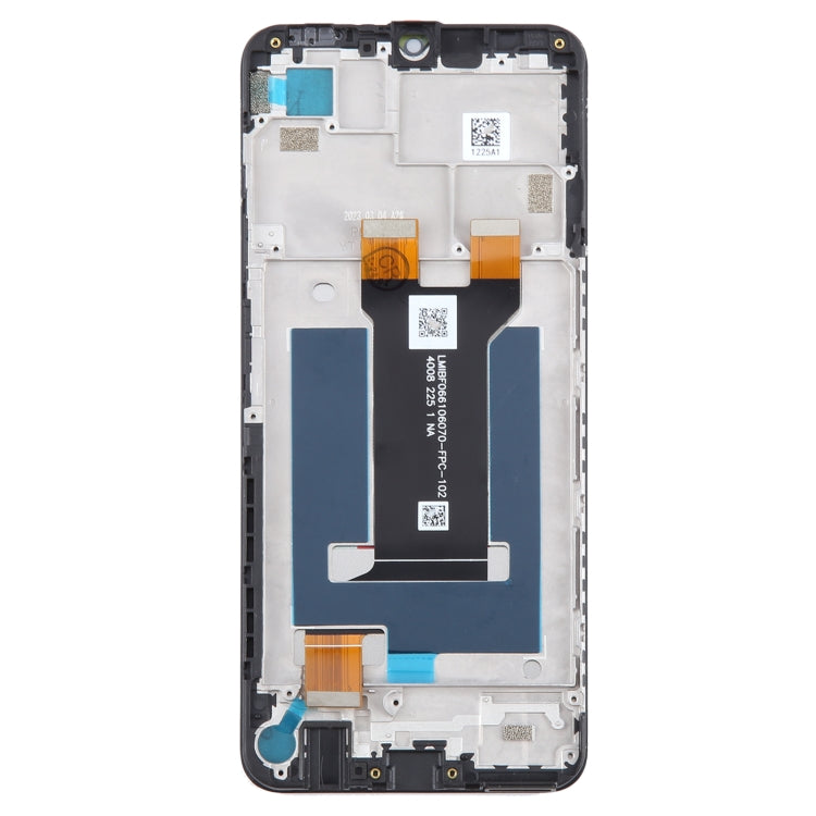 For ZTE Blade V40 Design 8046 LCD Screen Digitizer Full Assembly with Frame  - Black
