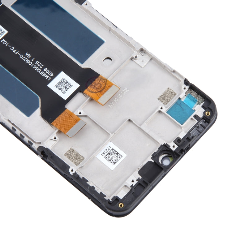 For ZTE Blade V40 Design 8046 LCD Screen Digitizer Full Assembly with Frame  - Black