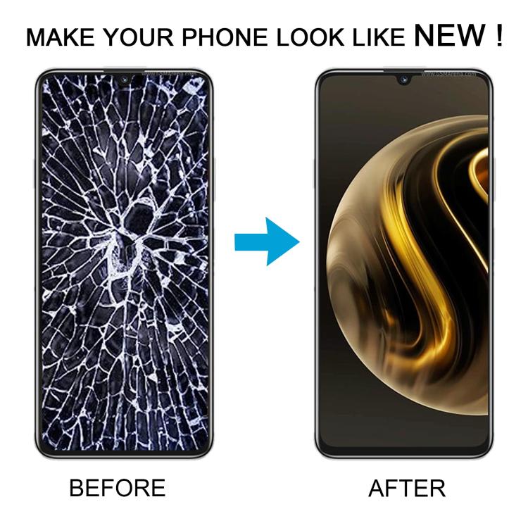 For Huawei Nova Y72 Original LCD Screen Digitizer Full Assembly with Frame  - Black