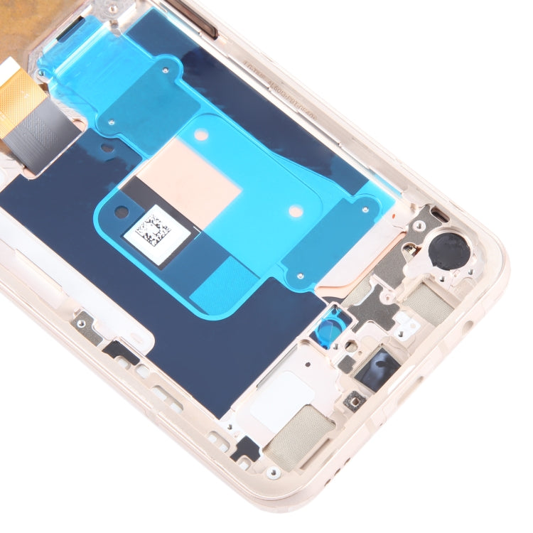 For LG V60 ThinQ KR Version Original LCD Screen Digitizer Full Assembly with Frame  - Gold