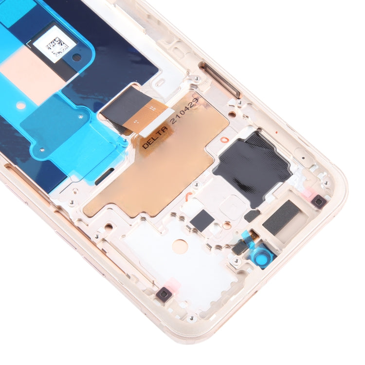 For LG V60 ThinQ KR Version Original LCD Screen Digitizer Full Assembly with Frame  - Gold