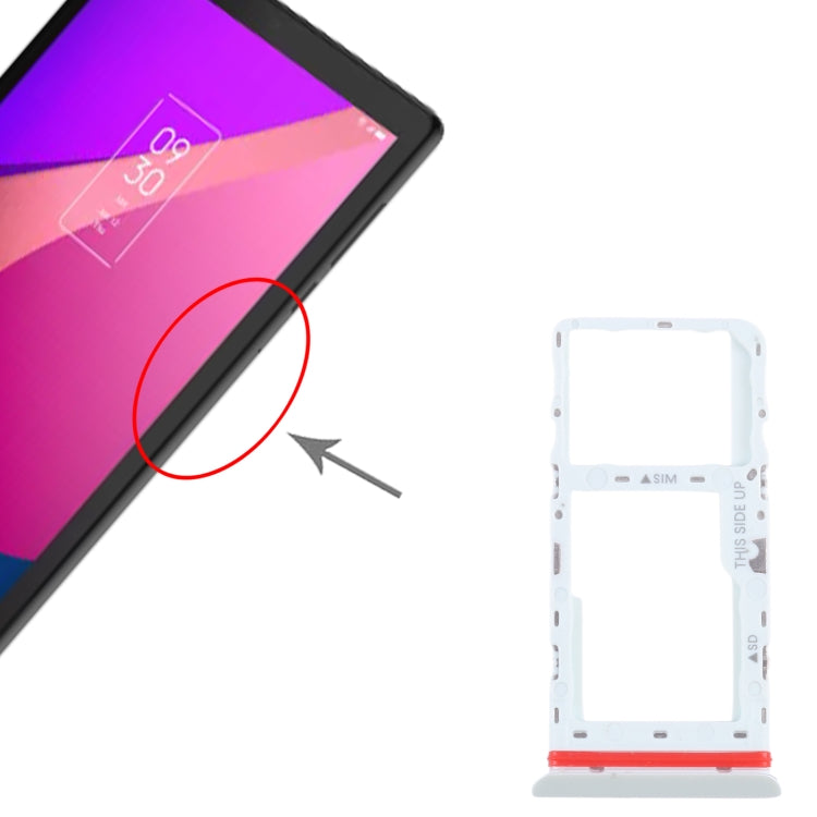 For TCL Tab 10 5G 9183G SIM Card Tray + Micro SD Card Tray