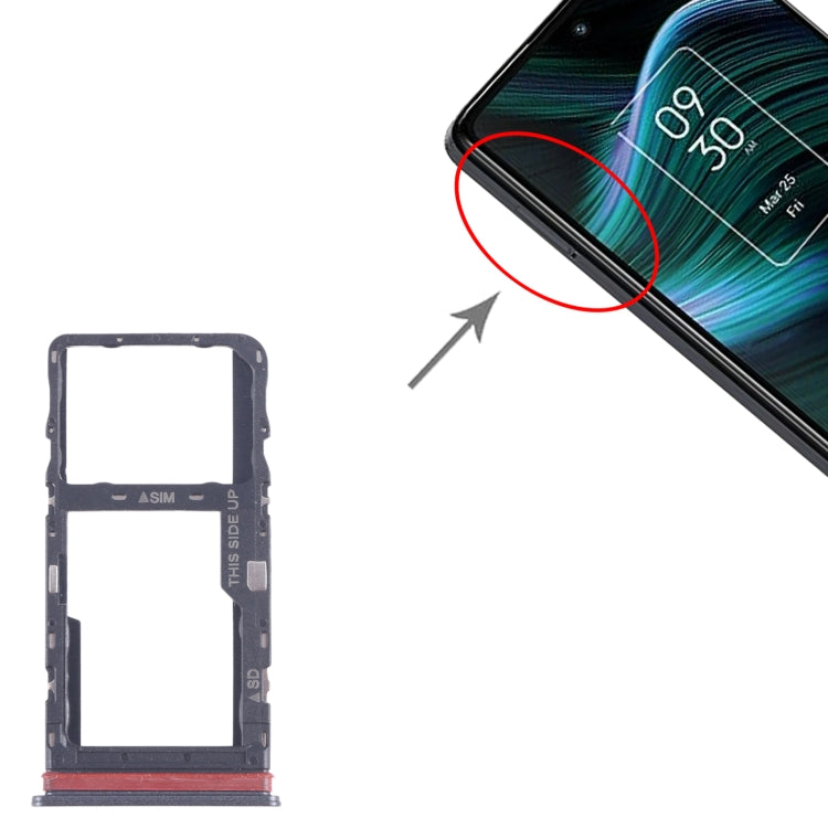 For TCL Stylus 5G T779W SIM Card Tray + Micro SD Card Tray